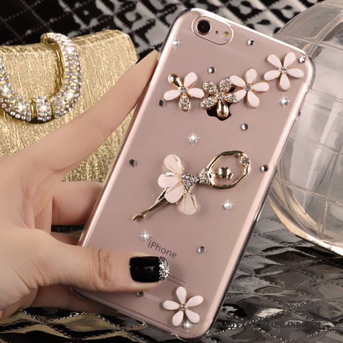 Hülle iPhone 5/5s Strass Rosa Handyhüllen, Case iPhone 5/5s Schutz