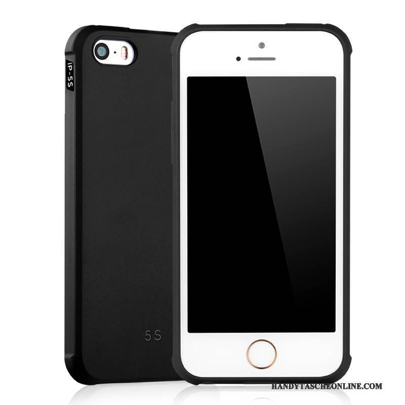 Hülle iPhone 5/5s Taschen Grau Handyhüllen, Case iPhone 5/5s Schutz Lichtfarbe Nubuck