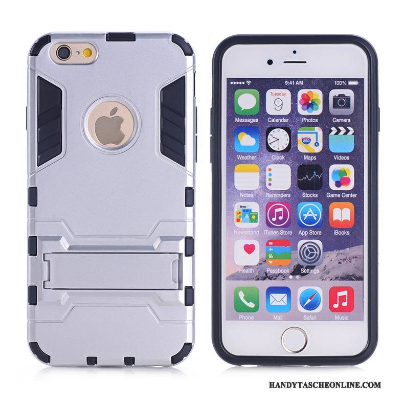 Hülle iPhone 5/5s Weiche Anti-sturz Schwer, Case iPhone 5/5s Schutz Handyhüllen Silber