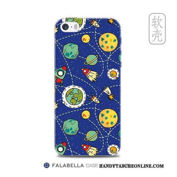 Hülle iPhone 5/5s Weiche Grenze Zubehör, Case iPhone 5/5s Schutz Handyhüllen Blau