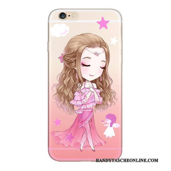 Hülle iPhone 5/5s Weiche Rosa Hängende Verzierungen, Case iPhone 5/5s Silikon Handyhüllen