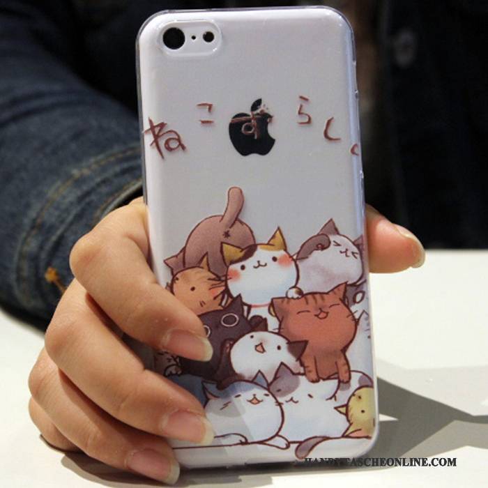 Hülle iPhone 5c Farbe Handyhüllen Anti-sturz, Case iPhone 5c Karikatur Trend Blau