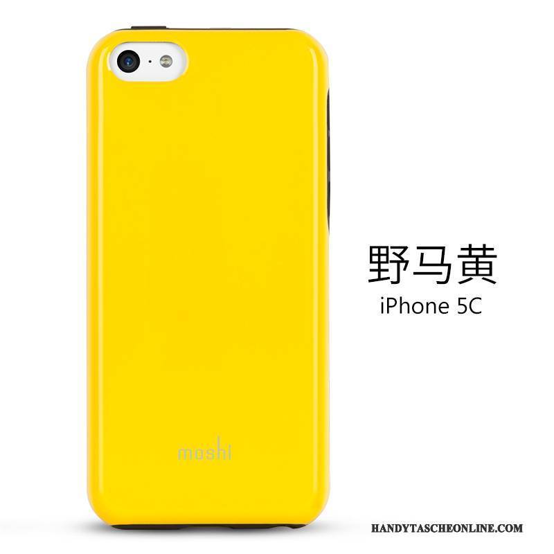 Hülle iPhone 5c Schutz Schlank Gelb, Case iPhone 5c Handyhüllen