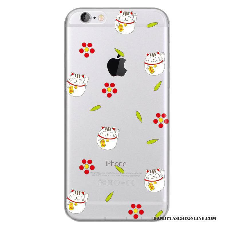 Hülle iPhone 6/6s Karikatur Blau Handyhüllen, Case iPhone 6/6s Silikon Schlank