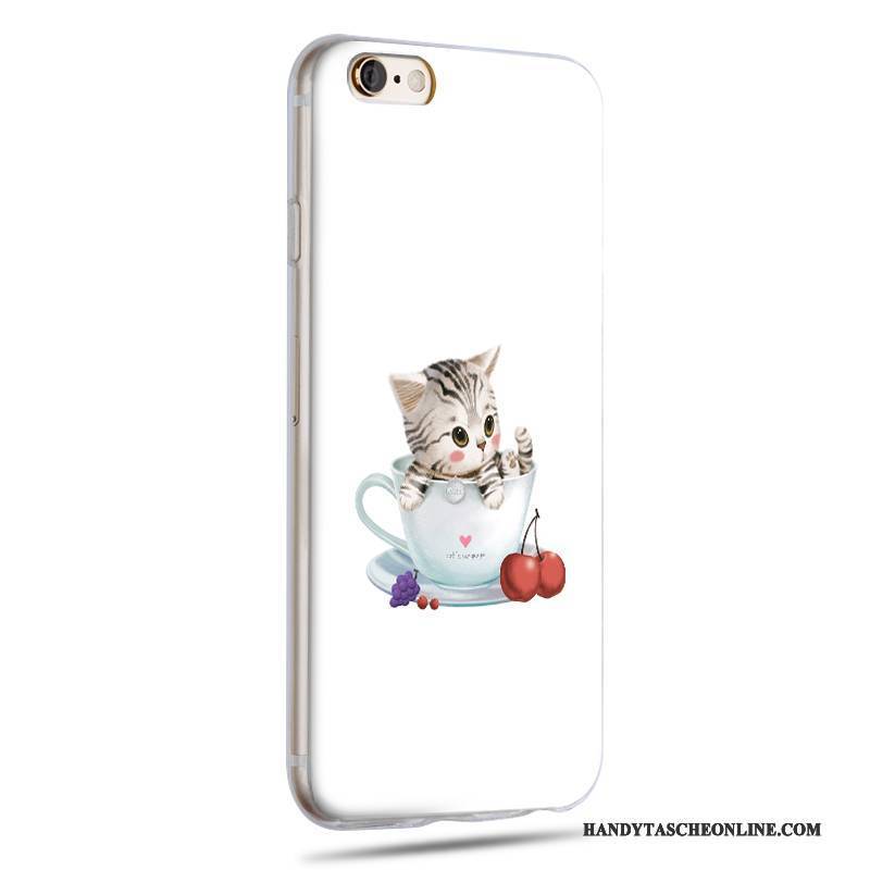 Hülle iPhone 6/6s Karikatur Blau Handyhüllen, Case iPhone 6/6s Silikon Schlank