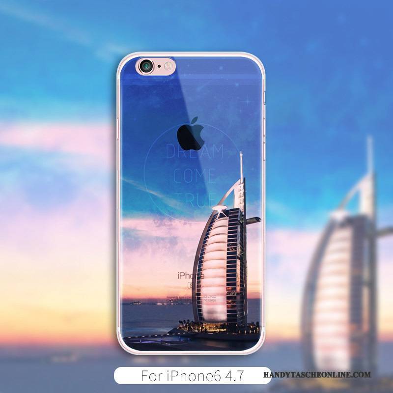 Hülle iPhone 6/6s Kreativ Handyhüllen Grün, Case iPhone 6/6s Trend Chinesische Art