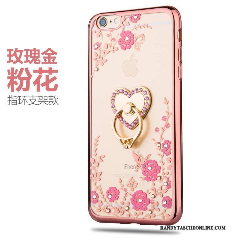 Hülle iPhone 6/6s Kreativ Handyhüllen Rosa, Case iPhone 6/6s Silikon Ring