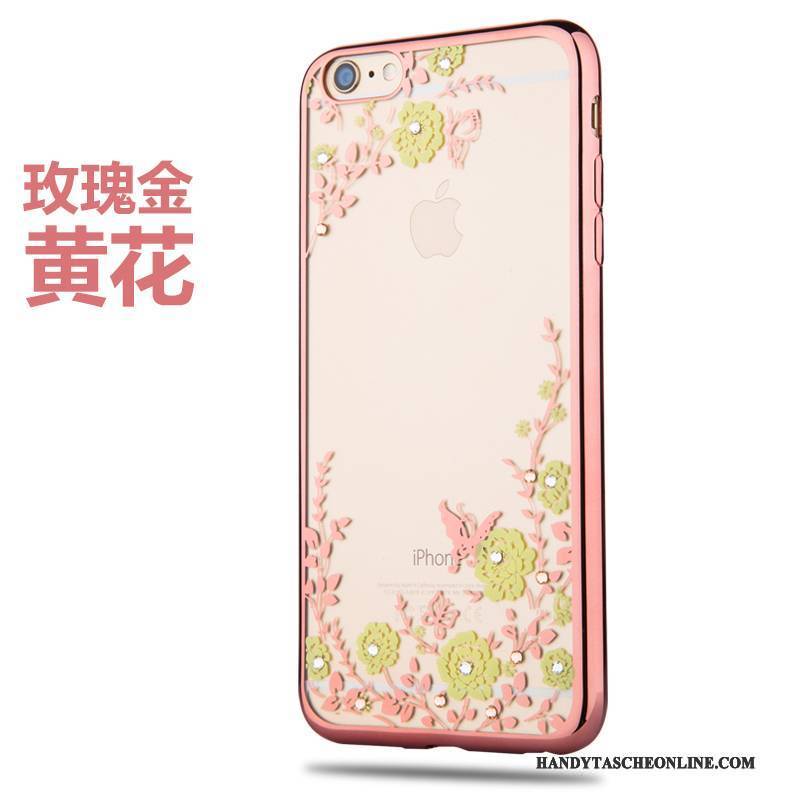 Hülle iPhone 6/6s Kreativ Handyhüllen Rosa, Case iPhone 6/6s Silikon Ring