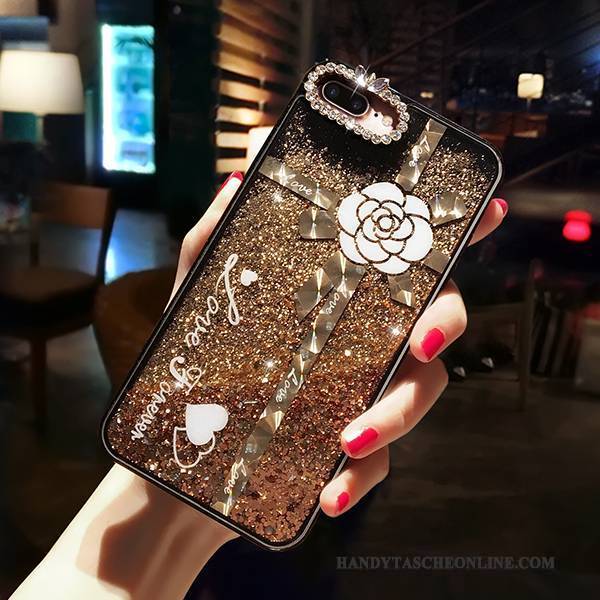 Hülle iPhone 6/6s Luxus Handyhüllen Treibsand, Case iPhone 6/6s Strass Gold Anti-sturz