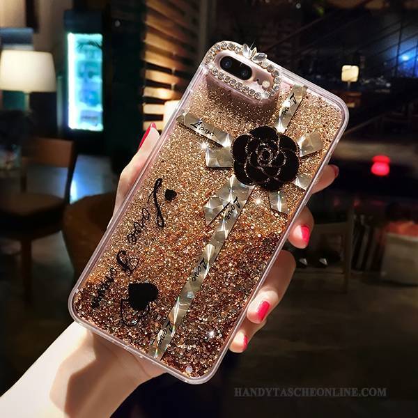 Hülle iPhone 6/6s Luxus Handyhüllen Treibsand, Case iPhone 6/6s Strass Gold Anti-sturz