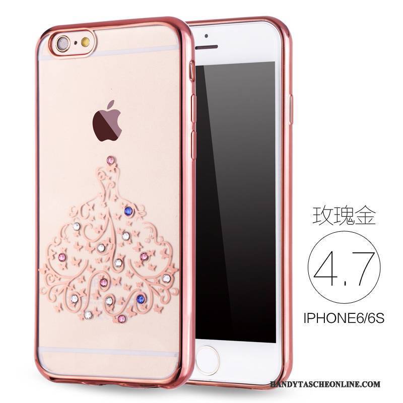 Hülle iPhone 6/6s Luxus Rosa Neu, Case iPhone 6/6s Weiche Handyhüllen Schlank