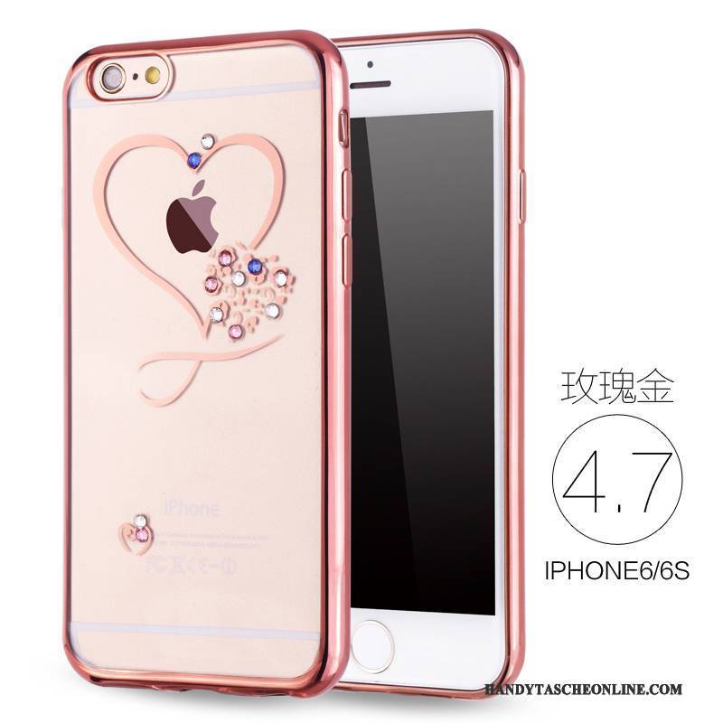 Hülle iPhone 6/6s Luxus Rosa Neu, Case iPhone 6/6s Weiche Handyhüllen Schlank