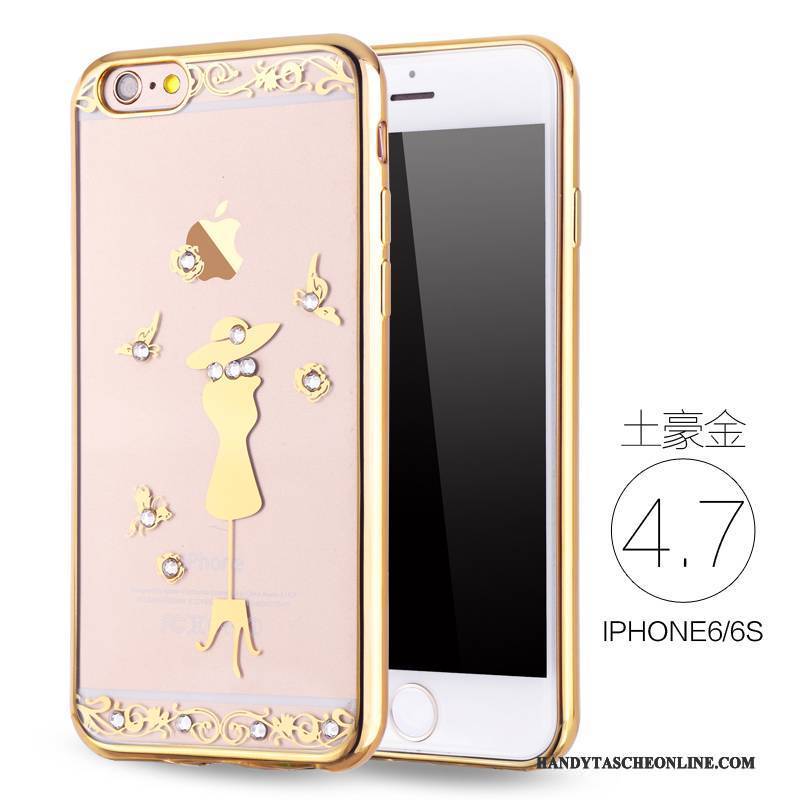 Hülle iPhone 6/6s Luxus Rosa Neu, Case iPhone 6/6s Weiche Handyhüllen Schlank