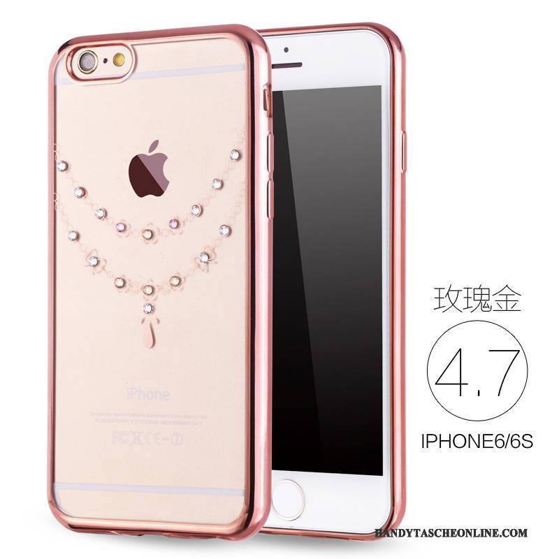 Hülle iPhone 6/6s Luxus Rosa Neu, Case iPhone 6/6s Weiche Handyhüllen Schlank