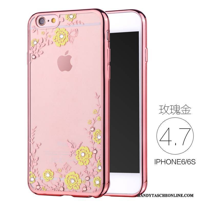 Hülle iPhone 6/6s Luxus Rosa Neu, Case iPhone 6/6s Weiche Handyhüllen Schlank