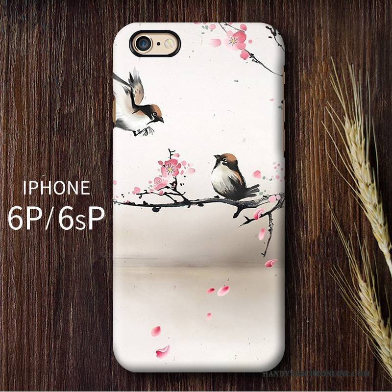 Hülle iPhone 6/6s Plus Farbe Doppelter Rock Handyhüllen, Case iPhone 6/6s Plus Schutz Chinesische Art