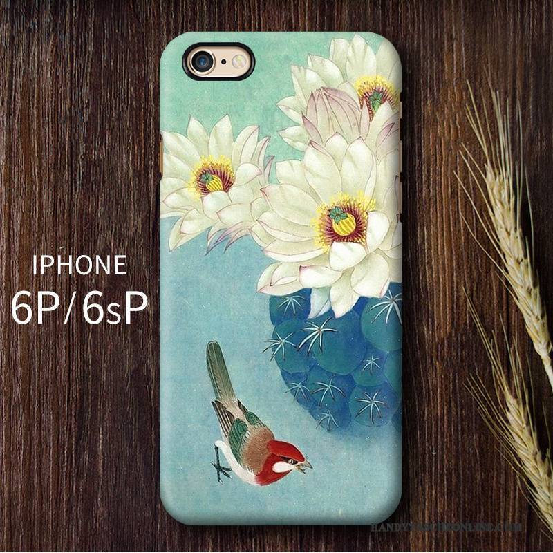 Hülle iPhone 6/6s Plus Farbe Doppelter Rock Handyhüllen, Case iPhone 6/6s Plus Schutz Chinesische Art