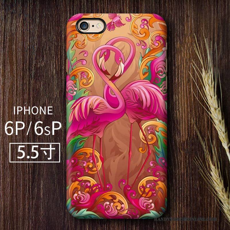 Hülle iPhone 6/6s Plus Farbe Doppelter Rock Handyhüllen, Case iPhone 6/6s Plus Schutz Chinesische Art