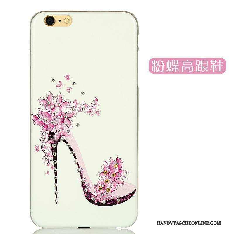 Hülle iPhone 6/6s Plus Karikatur Nette Nubuck, Case iPhone 6/6s Plus Strass Lichtfarbe Grün