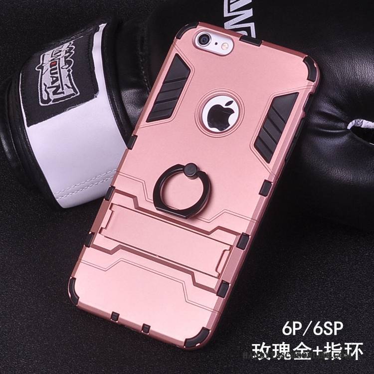 Hülle iPhone 6/6s Plus Kreativ Anti-sturz Schwer, Case iPhone 6/6s Plus Schutz Ring Schnalle