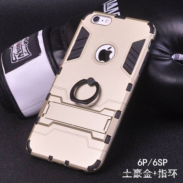 Hülle iPhone 6/6s Plus Kreativ Anti-sturz Schwer, Case iPhone 6/6s Plus Schutz Ring Schnalle