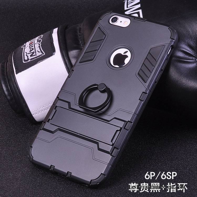 Hülle iPhone 6/6s Plus Kreativ Anti-sturz Schwer, Case iPhone 6/6s Plus Schutz Ring Schnalle