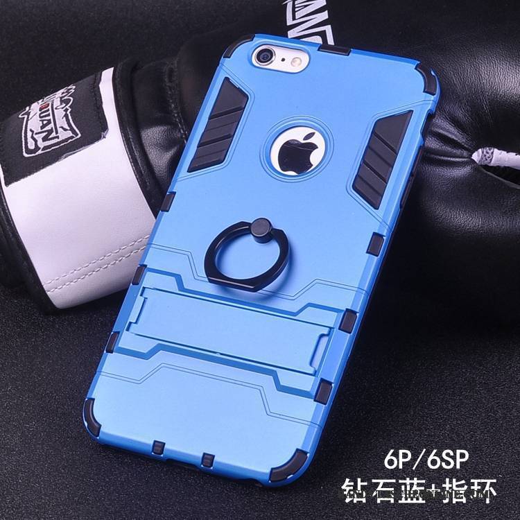 Hülle iPhone 6/6s Plus Kreativ Anti-sturz Schwer, Case iPhone 6/6s Plus Schutz Ring Schnalle