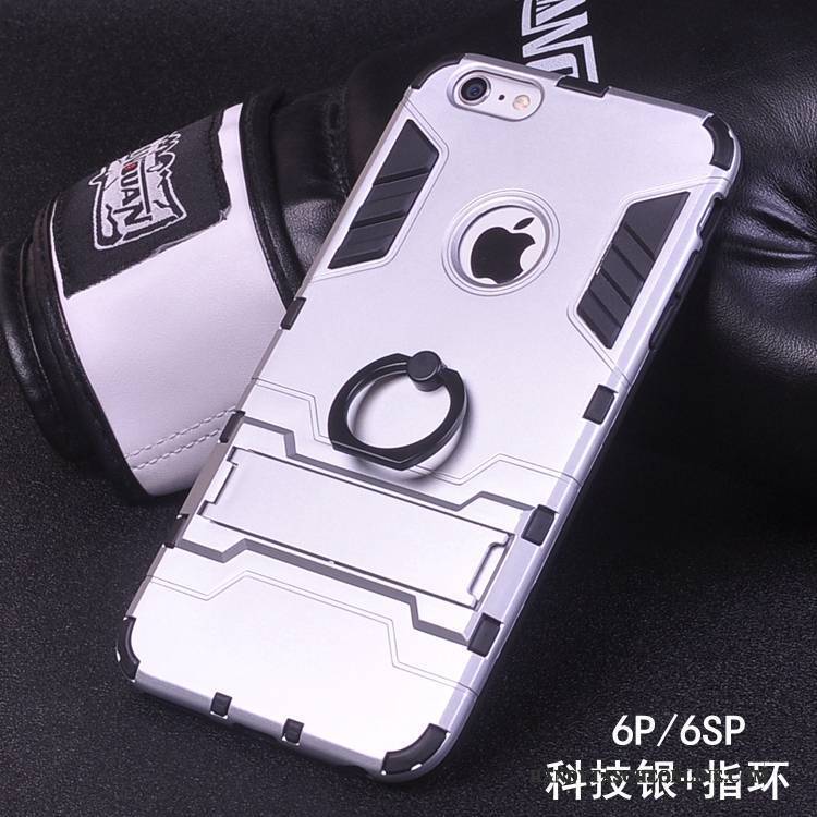 Hülle iPhone 6/6s Plus Kreativ Anti-sturz Schwer, Case iPhone 6/6s Plus Schutz Ring Schnalle