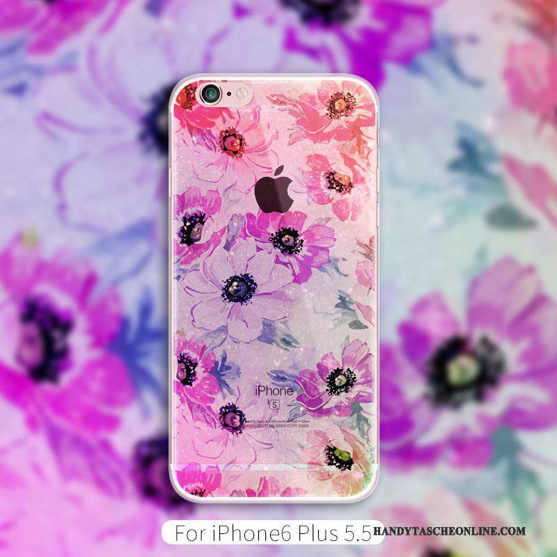 Hülle iPhone 6/6s Plus Kreativ Handyhüllen Chinesische Art, Case iPhone 6/6s Plus Grün Kunst