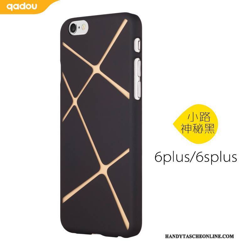 Hülle iPhone 6/6s Plus Kreativ Schwarz Handyhüllen, Case iPhone 6/6s Plus Nubuck