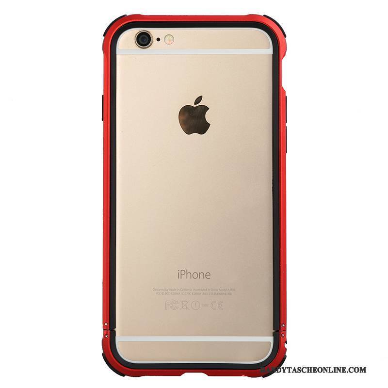 Hülle iPhone 6/6s Plus Metall Handyhüllen Trend, Case iPhone 6/6s Plus Taschen Rot Anti-sturz