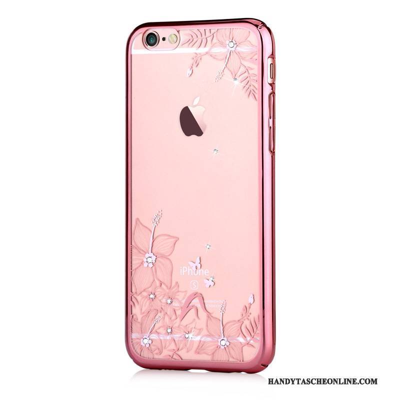 Hülle iPhone 6/6s Plus Strass Schwer Neu, Case iPhone 6/6s Plus Schutz Rosa Handyhüllen