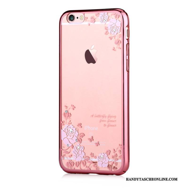 Hülle iPhone 6/6s Plus Strass Schwer Neu, Case iPhone 6/6s Plus Schutz Rosa Handyhüllen