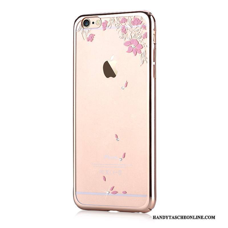 Hülle iPhone 6/6s Plus Strass Schwer Neu, Case iPhone 6/6s Plus Schutz Rosa Handyhüllen