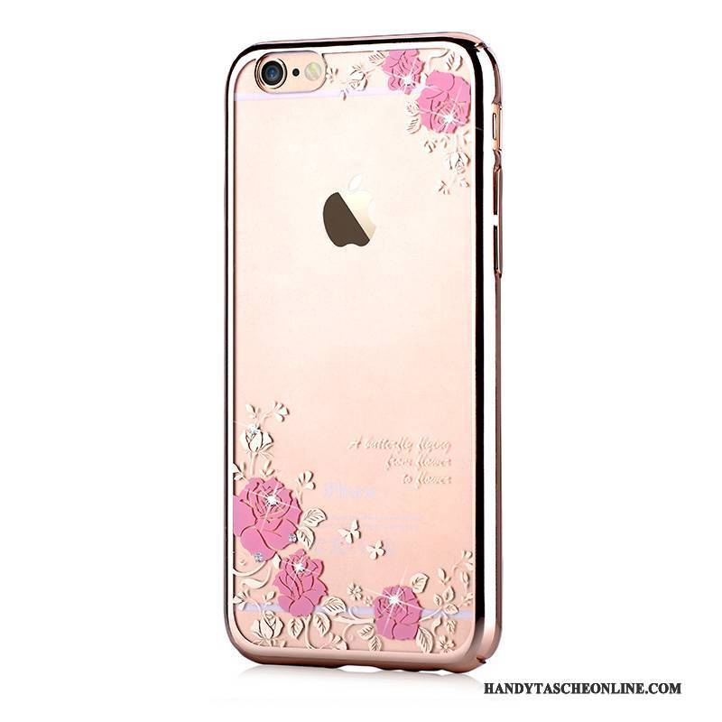 Hülle iPhone 6/6s Plus Strass Schwer Neu, Case iPhone 6/6s Plus Schutz Rosa Handyhüllen