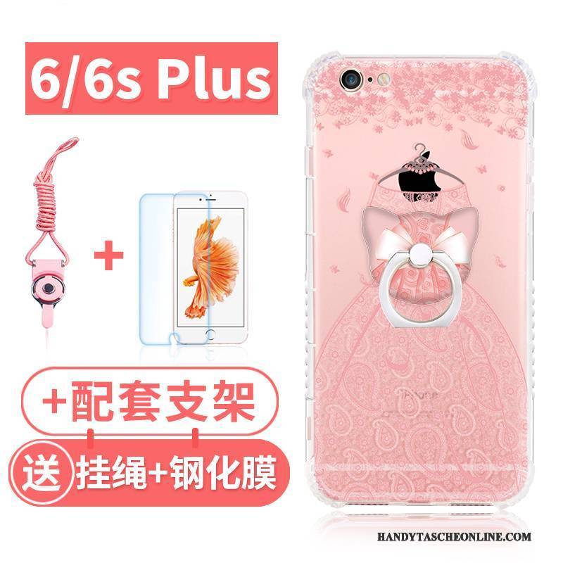 Hülle iPhone 6/6s Plus Taschen Rosa Handyhüllen, Case iPhone 6/6s Plus Silikon Anti-sturz Ballon