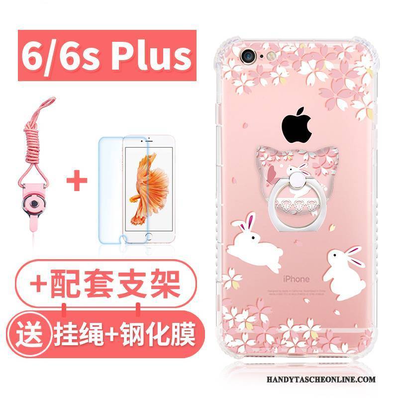 Hülle iPhone 6/6s Plus Taschen Rosa Handyhüllen, Case iPhone 6/6s Plus Silikon Anti-sturz Ballon