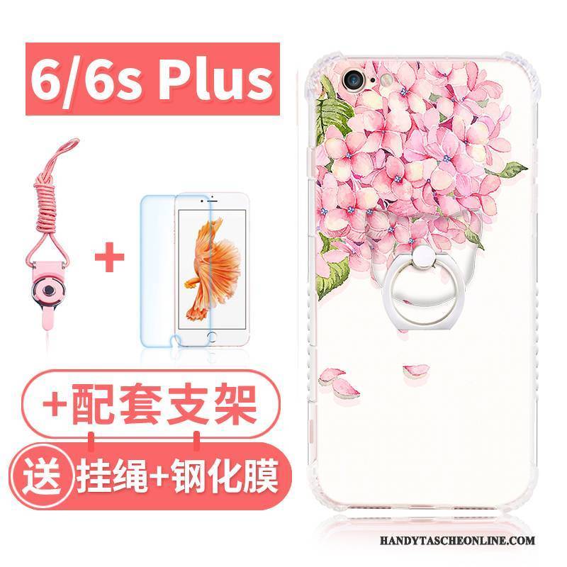 Hülle iPhone 6/6s Plus Taschen Rosa Handyhüllen, Case iPhone 6/6s Plus Silikon Anti-sturz Ballon