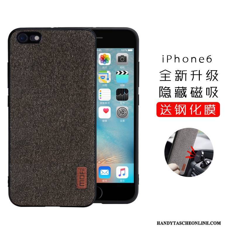 Hülle iPhone 6/6s Plus Taschen Trend Anti-sturz, Case iPhone 6/6s Plus Silikon Grau Handyhüllen