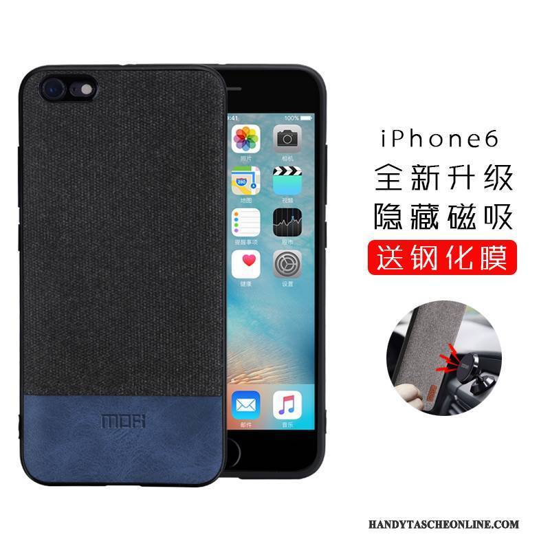 Hülle iPhone 6/6s Plus Taschen Trend Anti-sturz, Case iPhone 6/6s Plus Silikon Grau Handyhüllen