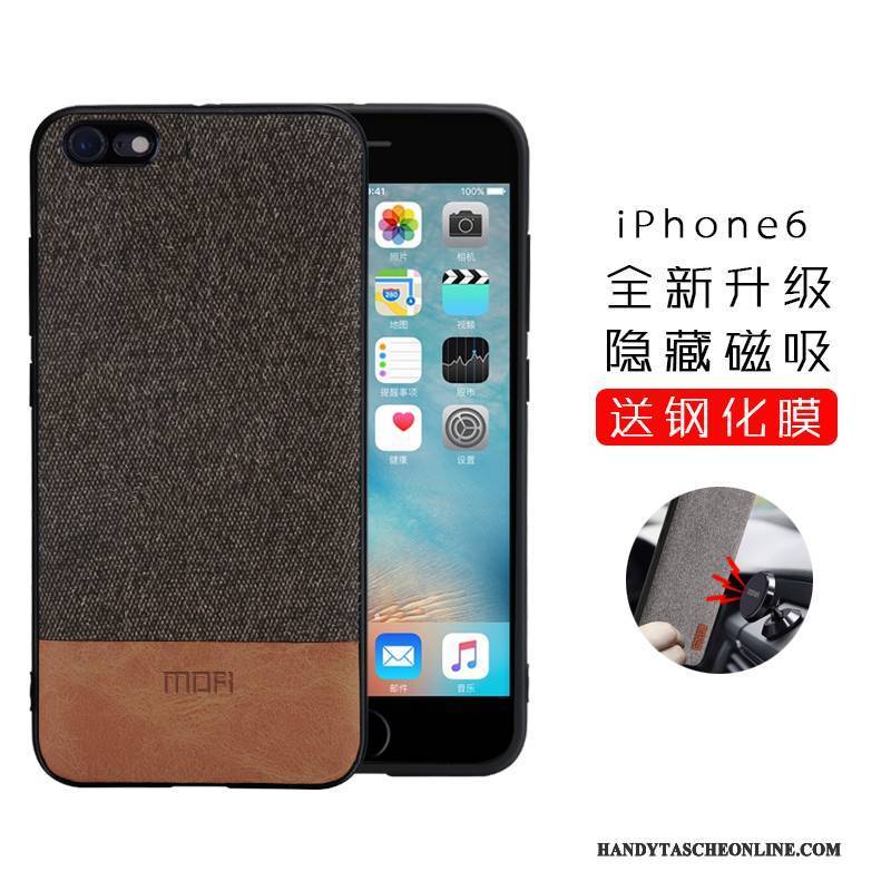 Hülle iPhone 6/6s Plus Taschen Trend Anti-sturz, Case iPhone 6/6s Plus Silikon Grau Handyhüllen