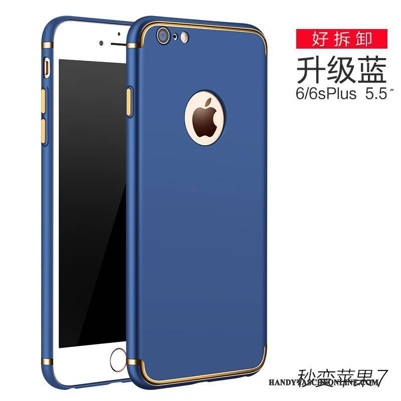 Hülle iPhone 6/6s Plus Taschen Trend Blau, Case iPhone 6/6s Plus Kreativ Nubuck Anti-sturz