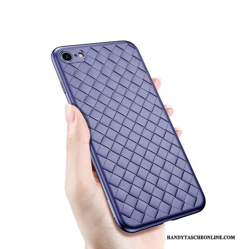 Hülle iPhone 6/6s Plus Weiche Blau Handyhüllen, Case iPhone 6/6s Plus Silikon Anti-sturz Flecht