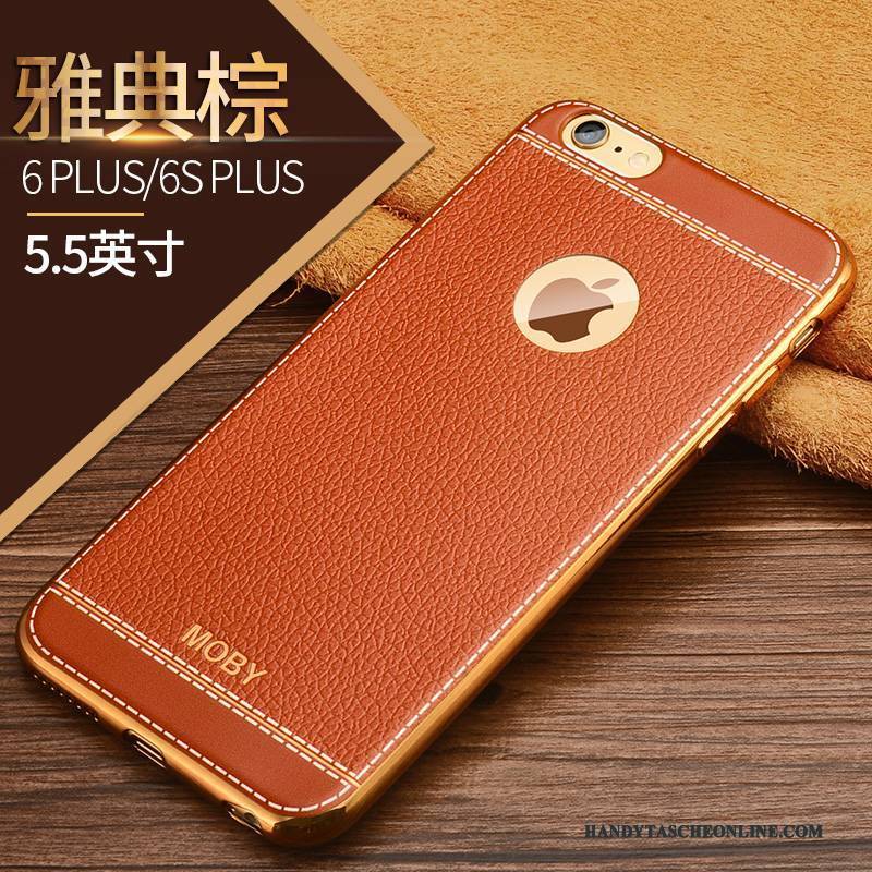 Hülle iPhone 6/6s Plus Weiche Grenze Handyhüllen, Case iPhone 6/6s Plus Farbe Gold Dünne