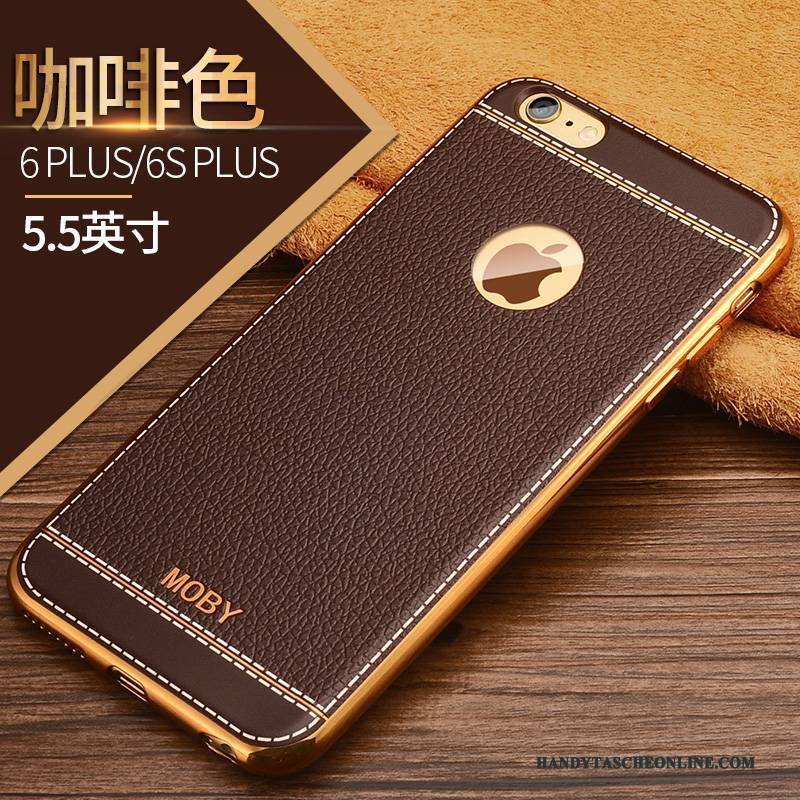 Hülle iPhone 6/6s Plus Weiche Grenze Handyhüllen, Case iPhone 6/6s Plus Farbe Gold Dünne