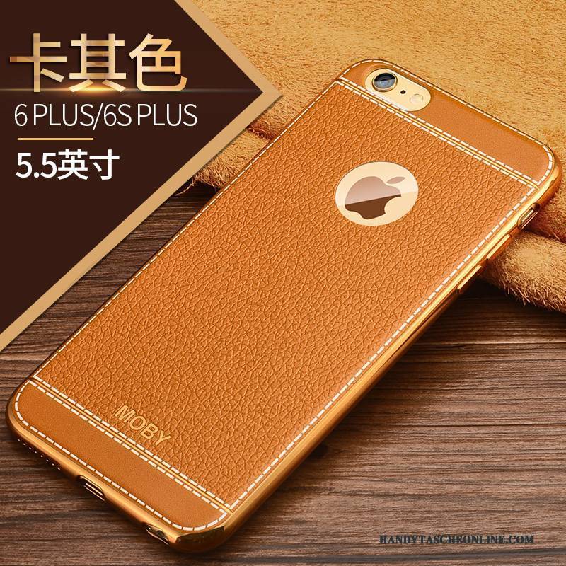 Hülle iPhone 6/6s Plus Weiche Grenze Handyhüllen, Case iPhone 6/6s Plus Farbe Gold Dünne