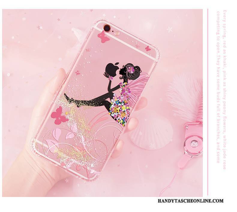 Hülle iPhone 6/6s Prägung Ballon Hängende Verzierungen, Case iPhone 6/6s Weiche Handyhüllen Rosa