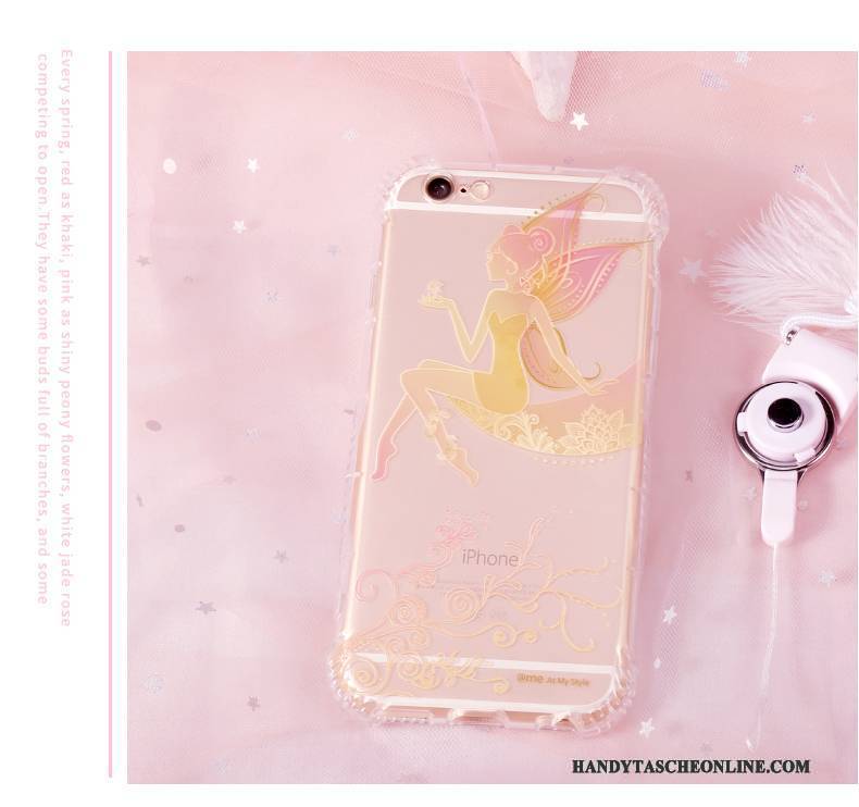 Hülle iPhone 6/6s Prägung Ballon Hängende Verzierungen, Case iPhone 6/6s Weiche Handyhüllen Rosa