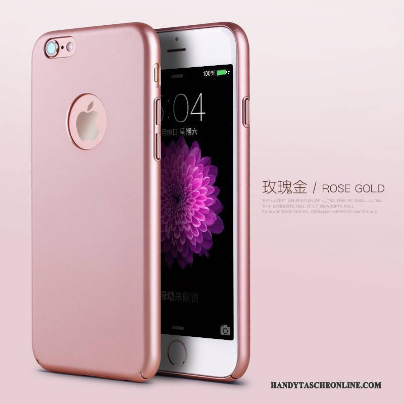 Hülle iPhone 6/6s Schutz Neu Nubuck, Case iPhone 6/6s Kreativ Handyhüllen Rosa