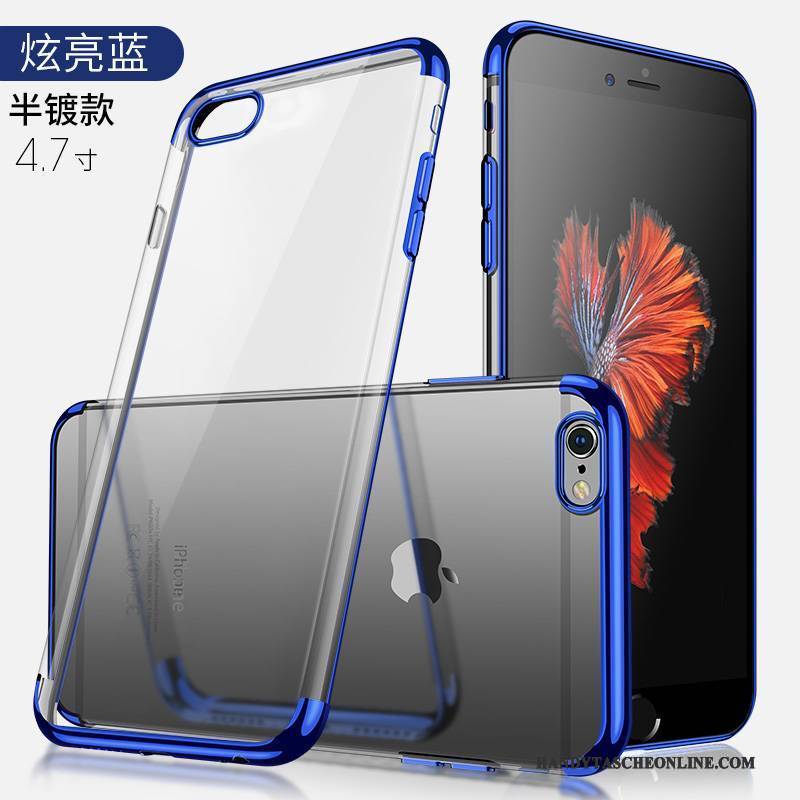 Hülle iPhone 6/6s Silikon Blau Anti-sturz, Case iPhone 6/6s Trend Überzug